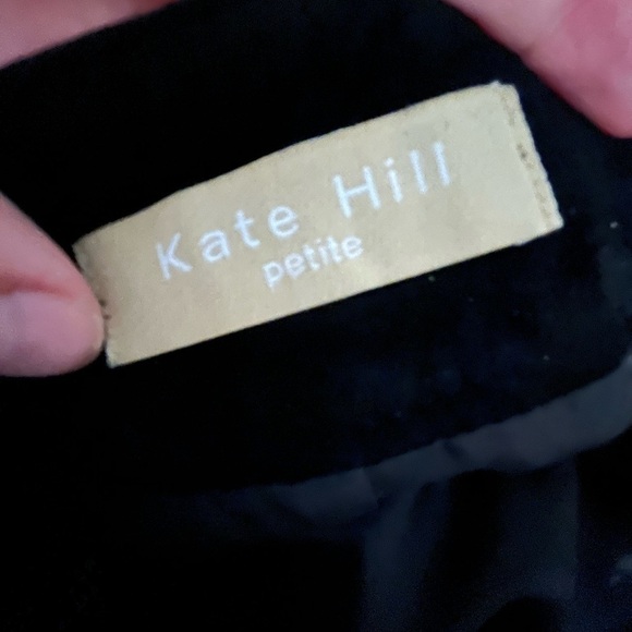 Kate Hill 100% Leather Suede High Rise Pants - Picture 5 of 10